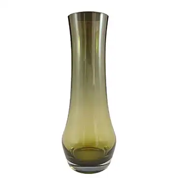 Riihimaki / Riihimaen Lasi Oy Finnish Green Scandinavian Glass Vase (image for) Riihimaki / Riihimaen Lasi Oy Finnish Green Scandinavian Glass Vase