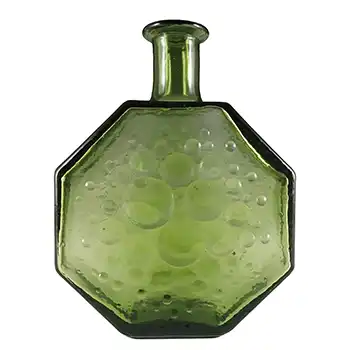 Riihimaki #1720 Riihimaen Green Glass Nanny Still 'Polaris' Vase (image for) Riihimaki #1720 Riihimaen Green Glass Nanny Still 'Polaris' Vase