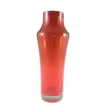 Riihimaki #1375 Riihimaen Lasi Oy Finnish Red Glass Vase (image for) Riihimaki #1375 Riihimaen Lasi Oy Finnish Red Glass Vase