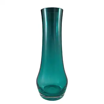 Riihimaki / Riihimaen Lasi Oy Finnish Turquoise Glass Vase (image for) Riihimaki / Riihimaen Lasi Oy Finnish Turquoise Glass Vase