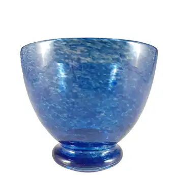 Whitefriars #7170 William Butler Cloudy Blue Glass Vase / Bowl (image for) Whitefriars #7170 William Butler Cloudy Blue Glass Vase / Bowl