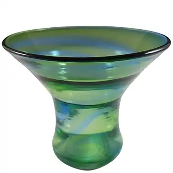 Stevens & Williams / Royal Brierley Vintage Glass 'Rainbow' Vase (image for) Stevens & Williams / Royal Brierley Vintage Glass 'Rainbow' Vase
