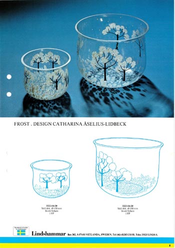 Lindshammar 1980's Swedish Glass Catalogue, Page 8