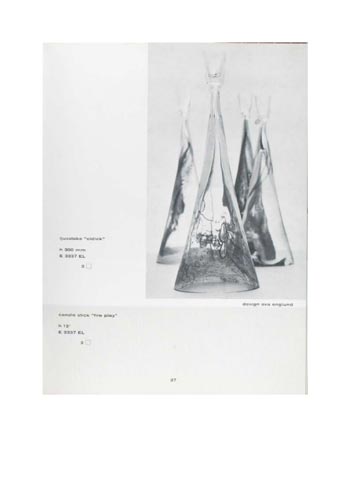 Pukeberg 1966 Swedish Glass Catalogue, Page 27