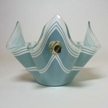 Chance Bros Glass "Bandel-2" Handkerchief Vase 1969