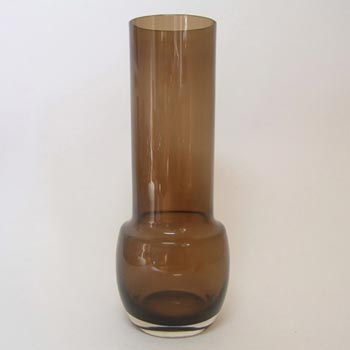 (image for) Riihimaki #1483 Riihimaen Lasi Oy Brown Glass Vase