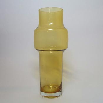 (image for) Riihimaki #1481 Riihimaen Lasi Oy Finnish Amber Glass Vase