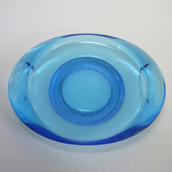 (image for) Sklo Union Rudolfova Hut Blue Glass Bowl - Adolf Matura