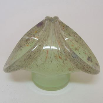 (image for) Vasart Labelled Green Mottled Glass Bowl B003