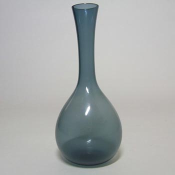 Gullaskruf Swedish Blue Glass 5.75" Vase - Arthur Percy 1952