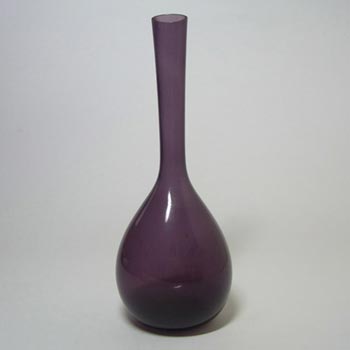 (image for) Elme Swedish/Scandinavian Purple Uncased Glass 9.5" Vase