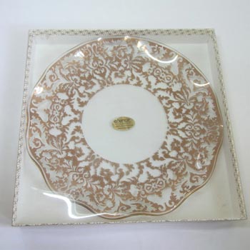 Chance Bros Glass Regency Gold Plate/Dish 1972 - Boxed