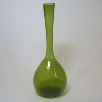 (image for) Elme Swedish / Scandinavian Green Uncased Glass 13" Vase