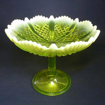 (image for) Davidson Primrose Pearline Glass 'Queens Crown' Bowl