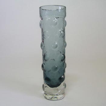 (image for) Riihimaki #1462 Riihimaen Tamara Aladin Blue Textured Glass Vase