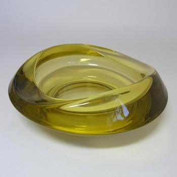 (image for) Sklo Union Rosice Yellow Glass Bowl - Rudolf Jurnikl