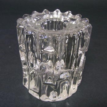 Sklo Union Rudolfova Glass Candlestick Frantisek Vizner