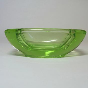 (image for) Sklo Union Rosice Green Glass Bowl - Václav Hanuš #5116