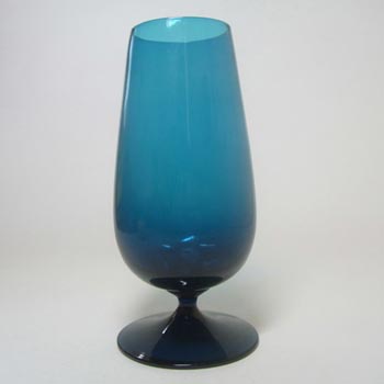 Gullaskruf Swedish/Scandinavian Smoky Blue Glass Vase
