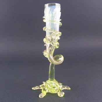(image for) John Walsh Victorian 1890's Vaseline/Uranium Glass Vase