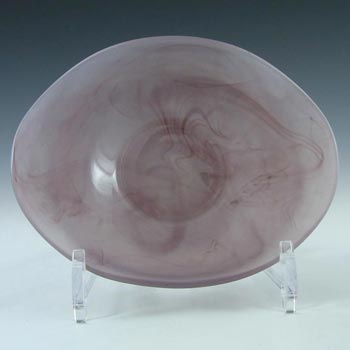 (image for) Sowerby British 1960's Purple Cloud Glass Bowl
