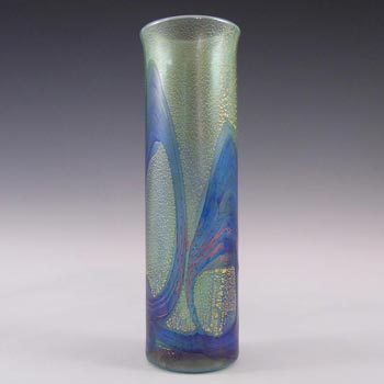 (image for) Isle of Wight Studio/Michael Harris Golden Peacock Glass Vase