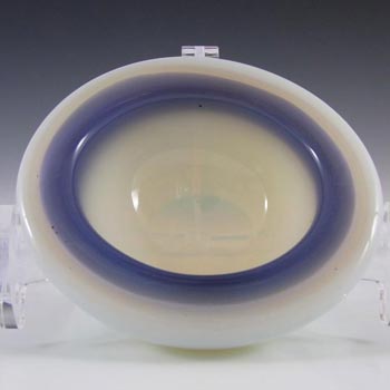(image for) Murano Purple & Opalescent White Lattimo Glass Bowl
