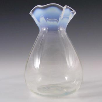 (image for) Victorian 1890's Opalescent Glass Vase