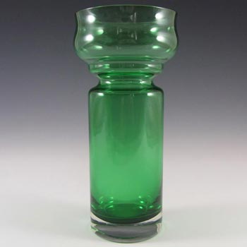 (image for) Riihimaki #1514 Riihimaen Green Glass 'Tulppaani' Vase