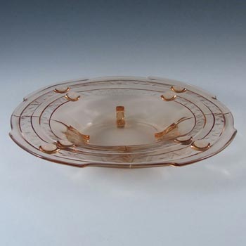 (image for) Stölzle #19416 Czech Art Deco 1930's Pink Glass Bowl