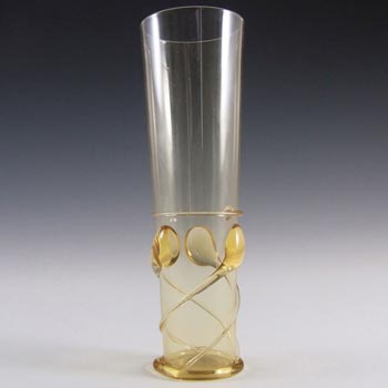 (image for) Victorian Style Amber Glass 'Tadpole' Vase