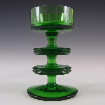 (image for) MARKED Wedgwood Green Glass Sheringham Candlestick RSW13/2