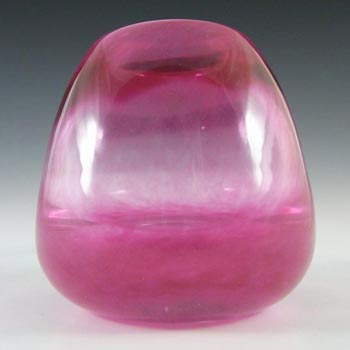 (image for) Wedgwood/Stennett-Willson Pink Glass Studio Vase - Marked