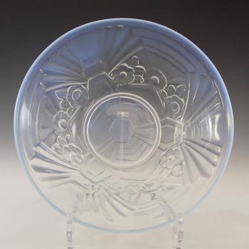 (image for) Jobling #6000 Art Deco Opaline/Opalescent Glass Flower Bowl
