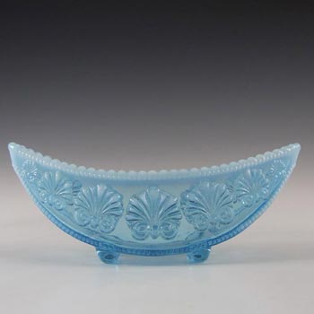 (image for) Davidson 1900s Blue Pearline Glass War of the Roses Bowl