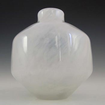 (image for) Wedgwood/Stennett-Willson White Opal Glass Vase - Marked