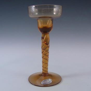 (image for) Wedgwood/Stennett-Willson Topaz Glass Helix Candlestick