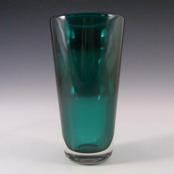 (image for) Whitefriars #9584 Green Glass Flared Vase