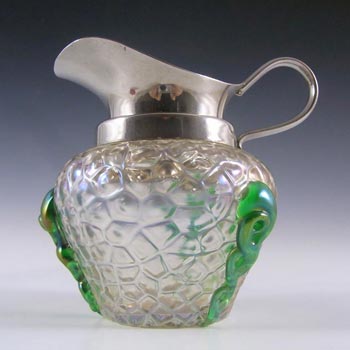 (image for) Kralik Art Nouveau 1900's Iridescent Glass "Martelé" Jug