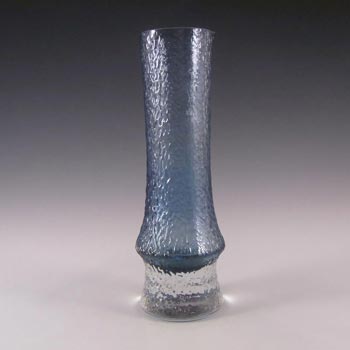 (image for) Wedgwood/Stennett-Willson Blue Glass Textured Vase