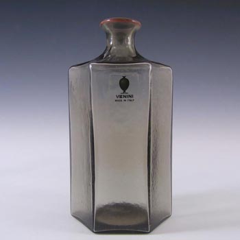 (image for) Venini Murano Smoky Glass 'Vasetti' Vase - Signed '80
