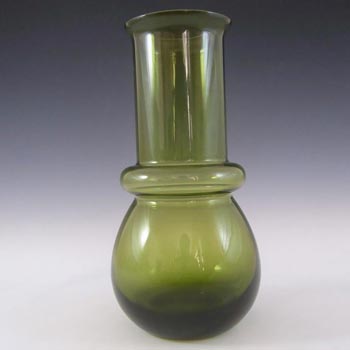 (image for) Riihimaki #1518 Riihimaen Green Glass 'Tuulikki' Vase