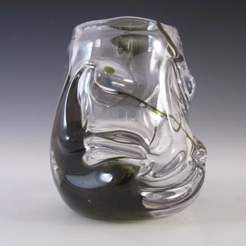 (image for) Whitefriars #9608 Wilson/Dyer Streaky Glass Knobbly Vase