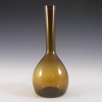(image for) Elme Vintage Swedish/Scandinavian Amber Glass Vase
