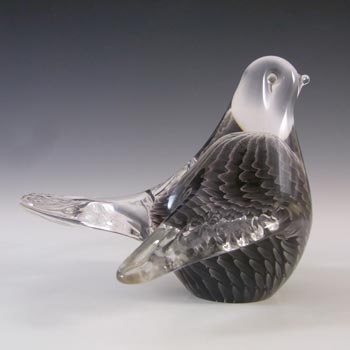 (image for) SIGNED & LABELLED Marcolin/FM Konstglas Fumato Glass Bird