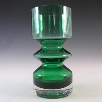 (image for) Riihimaki #1472 Riihimaen Tamara Aladin Green Glass Vase