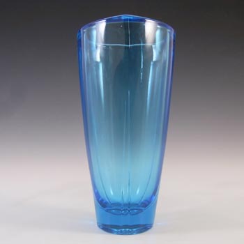 (image for) Sklo Union Rudolfova Blue Glass Vase by Václav Hanuš #12996