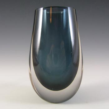 Whitefriars #9496 Indigo Cased Glass Vase