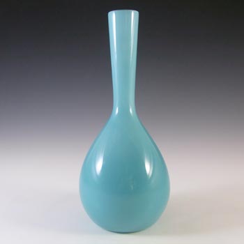 (image for) Elme Swedish / Scandinavian Vintage Blue Cased Glass Vase