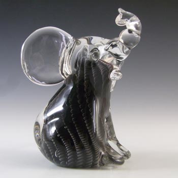 (image for) SIGNED & LABEL FM Konstglas / Marcolin Fumato Glass Elephant